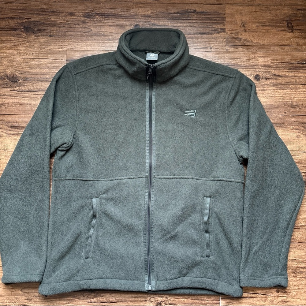 New Balance Olive Fleece Jacket